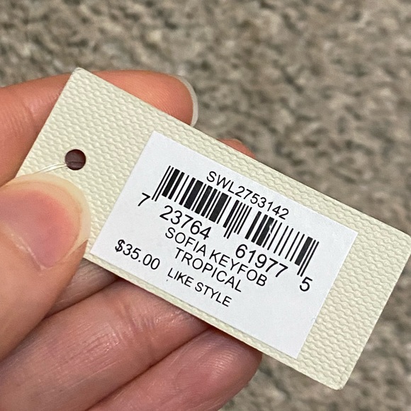 Fossil Tropical Fish Bag Charm Fob - Picture 4 of 7